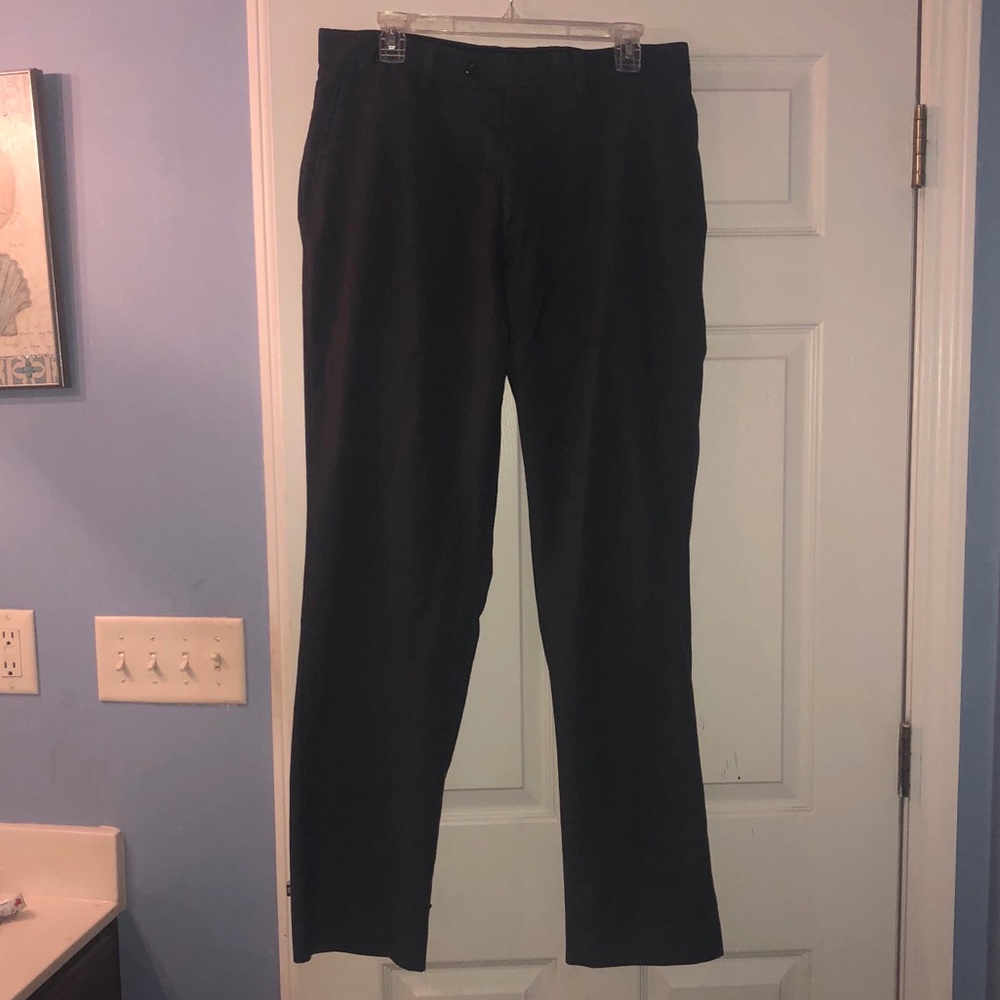 Men’s Dark Grey Dress Pants.
